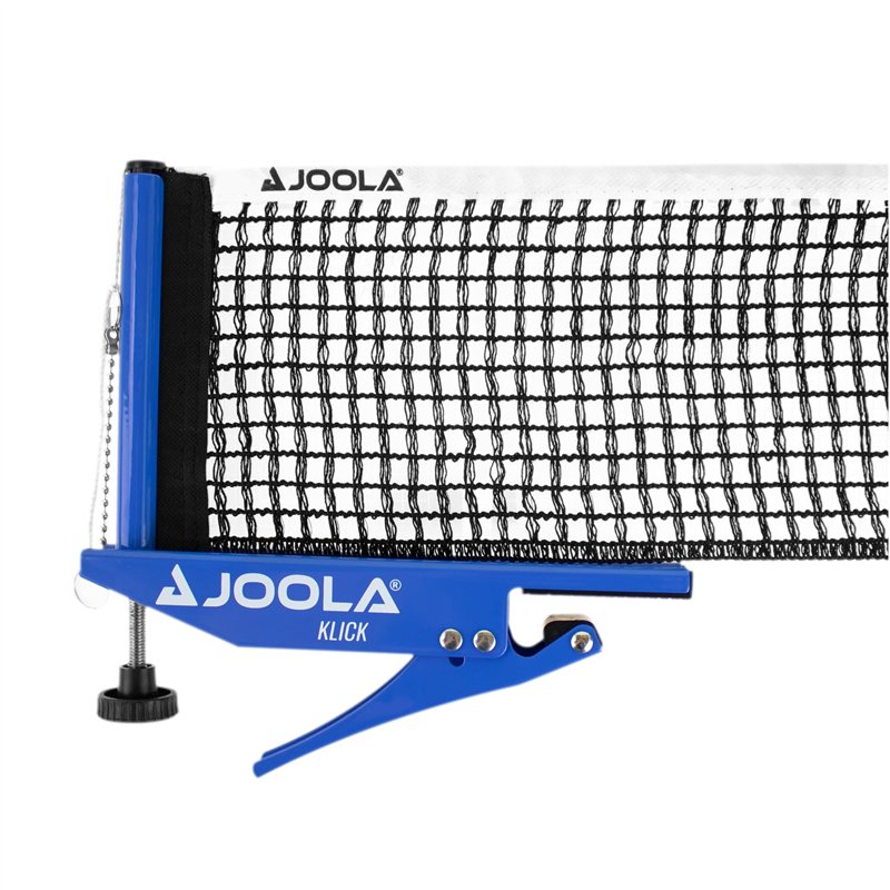 JOOLA Filet de ping-pong KLICK - Garniture de ping-pong indoor sport de loisirs - Technique de serrage - Réglable en hauteur ave