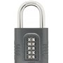 ABUS Cadenas à combinaison 158/65 - Cadenas avec boîtier en fonte de zinc - avec code numérique réglable individuellement - nive