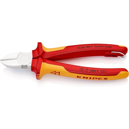 Knipex Pince coupante de côté chromée