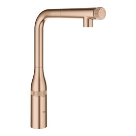 GROHE Essence Smartcontrol Keukenkraan - uittrekbare sproeikop - 360 graden draaibaar - geborsteld warm sunset (mat brons) - 316