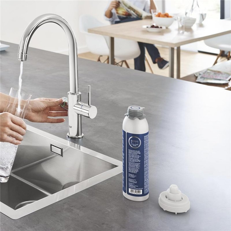 Image secondaire de GROHE Blue Cartouche de Nettoyage, Désinfection Refroidisseur, Tête de filtre et Robinet à 100%, Compatible Blue Pure, Home et P