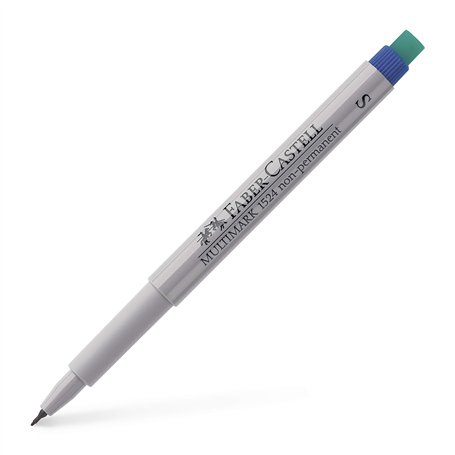 Faber-Castell 515058 Multimark Marqueur Non Permanente S Bleu