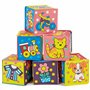 BIECO Cube Bebe Set | Pack de 6 | Cube a Empiler Bebe | Cube Dactivité Bebe | Jeux Bebe Cube Eveil Bébé Jeu Montessori Bebe Jeux