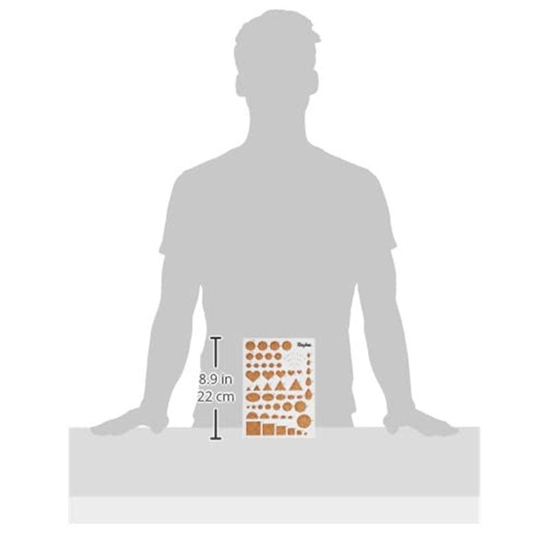 Image secondaire de Rayher Gabarit quilling av. plaque de liège et aiguilles, div. formes, 71932000