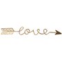 Rayher 46199616 Déco métallique Ecriture Love