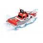 Dickie Toys Toys-201107000 Bateau de Pompiers Radio-commandé 2 canaux 27 MHz, Charge par USB, Vitesse de Pointe 6 km/h, pour Enf