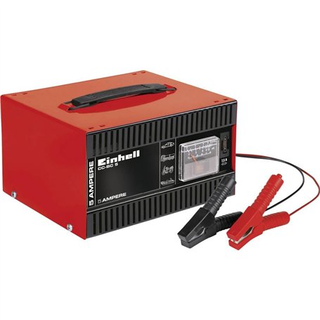 Einhell Chargeur de batterie CC-BC 5 (ampèremètre intégré