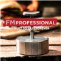 Fm Professional 22205 Presse burger, presse viande pour burger, presse à hamburger, Acier inoxydable, Argenté, 14 x 11 x 11 cm