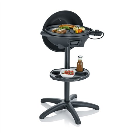SEVERIN Barbecue électrique 2 000 W avec grille en fonte d'aluminium