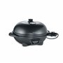 SEVERIN Barbecue électrique 2 000 W avec grille en fonte d'aluminium, Barbecue sur pieds avec couvercle et thermomètre intégré, 
