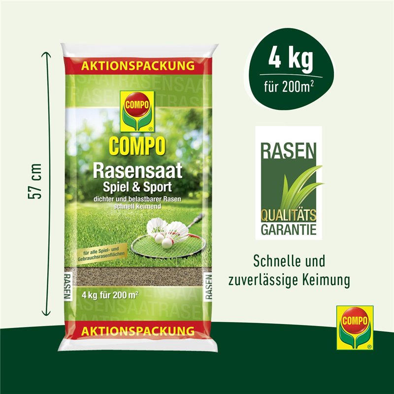 Image secondaire de Compo Semences de Gazon - 4 kg