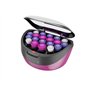 Remington Bigoudis Cheveux [3 styles de Boucles] Ionic Rollers Rose & Noir (Coffret 20 rouleaux de 3 tailles avec pinces et atta