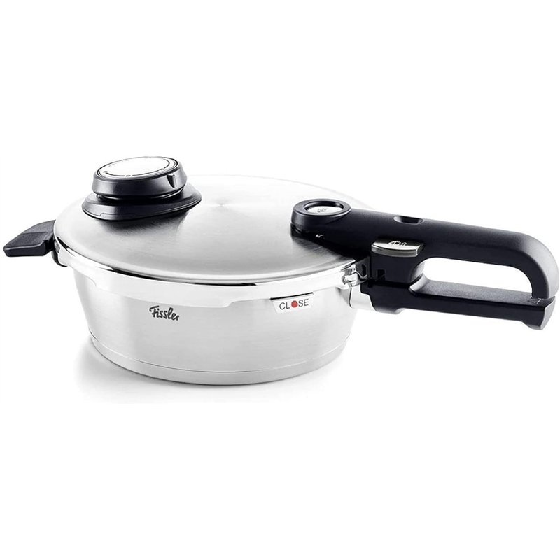 Fissler Vitavit Premium Poêle-Autocuiseur (1,8 l, Ø 18 cm) Marmite à Pression en Acier Inoxydable, 4 Niveaux de Cuisson, avec Pa