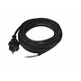 Schwabe Cordon d'Alimentation en Caoutchouc 5 m Fiche 2PT+T Câble d'alimentation avec Embouts 230V / 16A