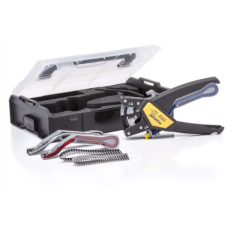 JOKARI J62000 - Herramienta de corte, pelado, torsión y crimpación de cables QUADRO Plus (0,5-2,5 mm²)