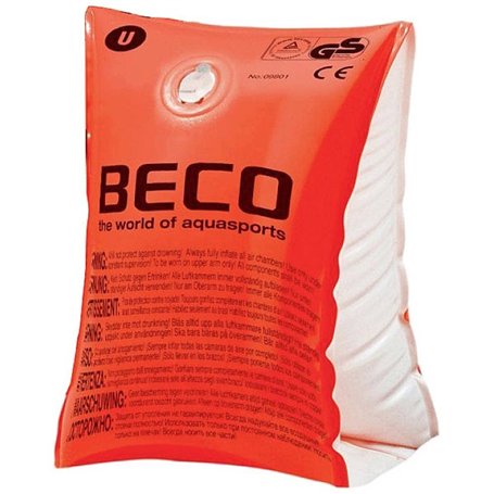 Beco Brassards gonflables de Natation pour Enfant Orange Taille 00 (0-2 Ans/Max. APPR. 15 kg)