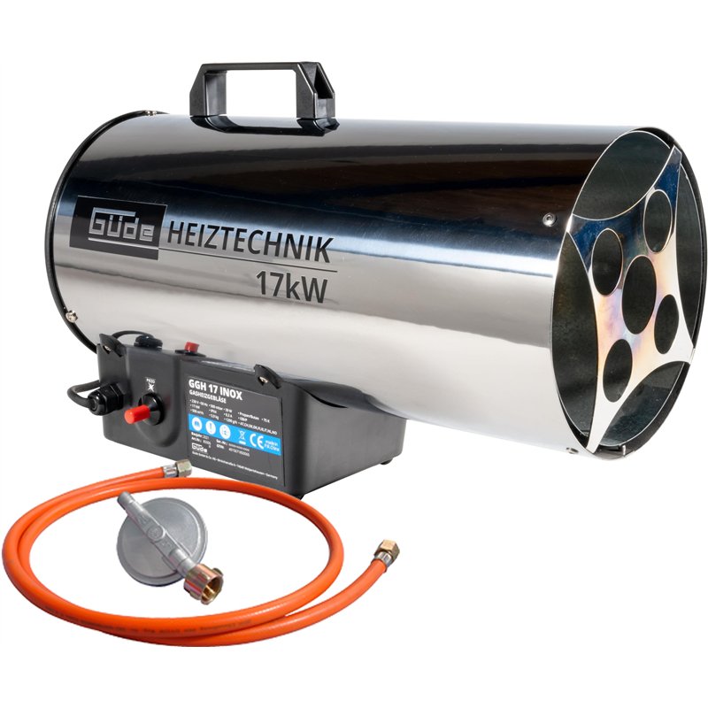 Güde 85006 / GGH17 Générateur d'air chaud à gaz Inox (Import Allemagne)