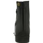 Covalliero Monaco Bottillons d'Équitation en Cuir Lisse Noir Taille 40