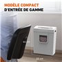 Ideal Shredcat 8250 Destructeur de Papier, Coupe croisée 4 x 40 mm (8 Feuilles, Niveau de sécurité P-4, Conforme au RGPD, Corbei