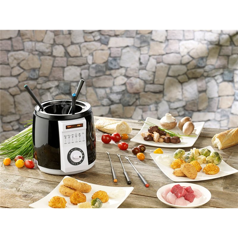 Image secondaire de Rosenstein & Söhne Mini-friteuse avec service à fondue - 0,9 L