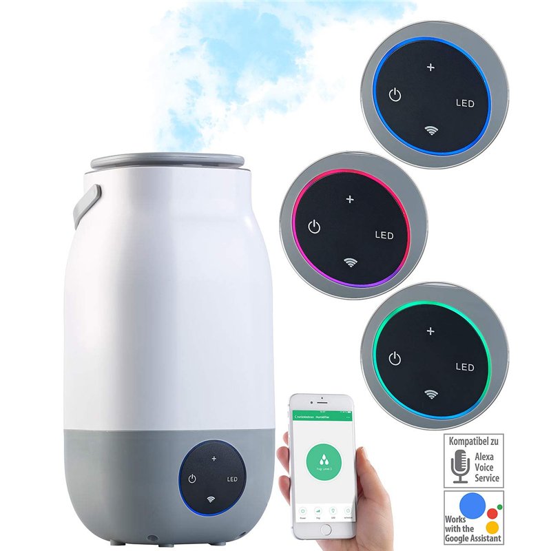 newgen medicals Humidificateur d'air à ultrasons compatible commandes vocales LBF-3...