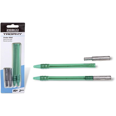 Zebco Trophy de qualité en Bois du Tyrol - Plomb de Base - Accessoire de pêche - Divers - 100 g