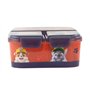 PAW PATROL Boîte à Lunch pour Enfants avec 3 Compartiments - Boîte à Repas en Plastique avec Fermeture à Clip - pour Maternelle,