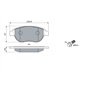 Bosch BP375 - Plaquettes de Frein Avant pour Voiture - Qualité Bosch - Réduction du Bruit et de la Poussière - Certifié ECE-R90