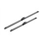 Bosch Balais d'Essuie–Glace Plats Aerotwin Retrofit AR701S, Longueur: 650mm/500mm – 1 Paire de Balais avant