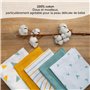 LaLoona – Langes Coton Bébé – Lot de 5 Lange Bebe 70x70 cm – Ultra Doux – Lavables, Certifiés Oeko-Tex – Débarbouillette Moussel