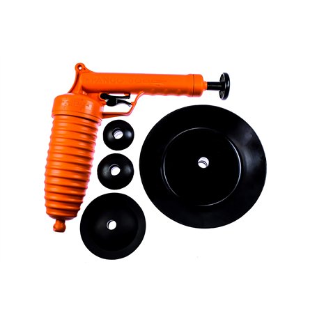 Pango 3000 Déboucheur à air comprimé avec adaptateur spécial WC