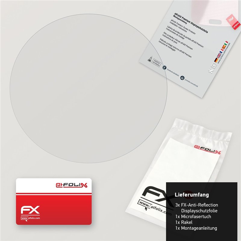 Image secondaire de atFoliX Protecteur d'écran compatible avec Garmin Forerunner 225 Film Protection d'écran, antiréfléchissant et absorbant les cho