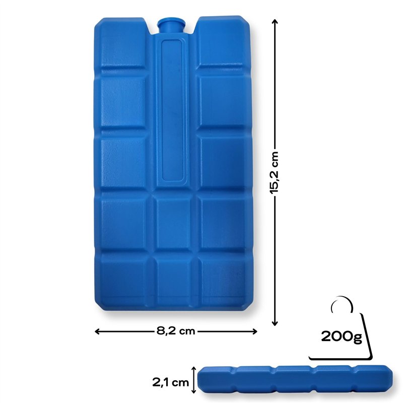 Image secondaire de ToCi Lot de blocs réfrigérants pour sac isotherme ou glacière, de 200 ml chacun, ., 2