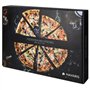 Navaris Pierre à Pizza Four XL - Pierre Pizza Rectangulaire 38 x 30 cm en Cordiérite avec Recette - Four Traditionnel au Bois Ba