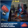 S&R Mini Aimants de Soudure - Positionneur Magnétique à Equerre Lot de 4 aimant 58 x 50 mm avec angle 45°, 90°, 135°