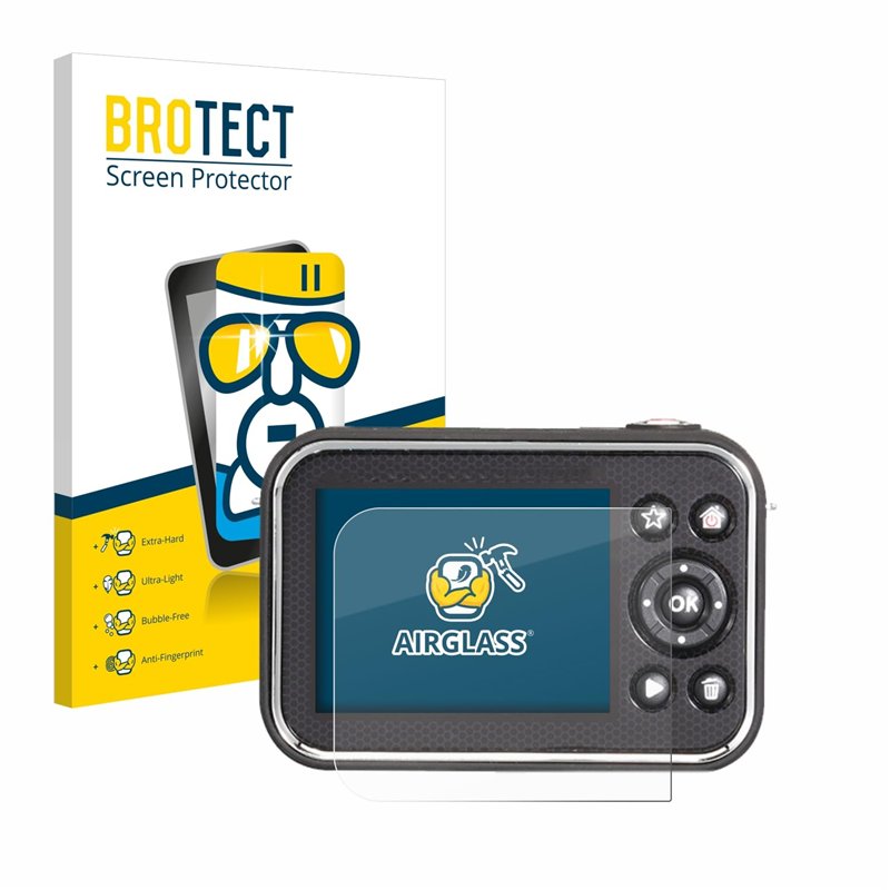 brotect Protection Écran Verre pour Vtech Kidizoom Video Studio HD Film Protecteur Vitre 9H [Anti-Rayures, Transparent]