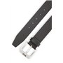 BOSS Hommes Jemio Sz40 Ceinture en cuir de buffle avec boucle logo et garniture argentée