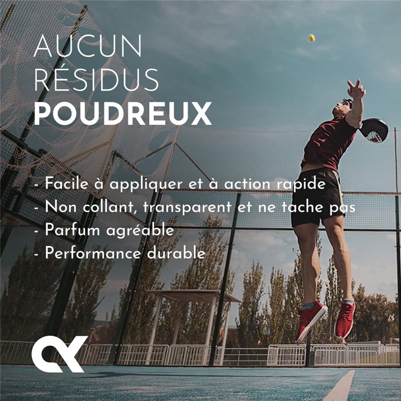 Image secondaire de Axletic® Grip Spray | Adhérent Antidérapant | sans Résidu | Vegan | Grip Pole Dance, Fitness, Padel, Crossfit, Escalade | Altern