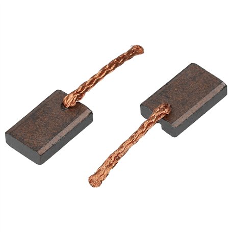 vhbw 2x Balais de charbon pour moteur 13 x 8