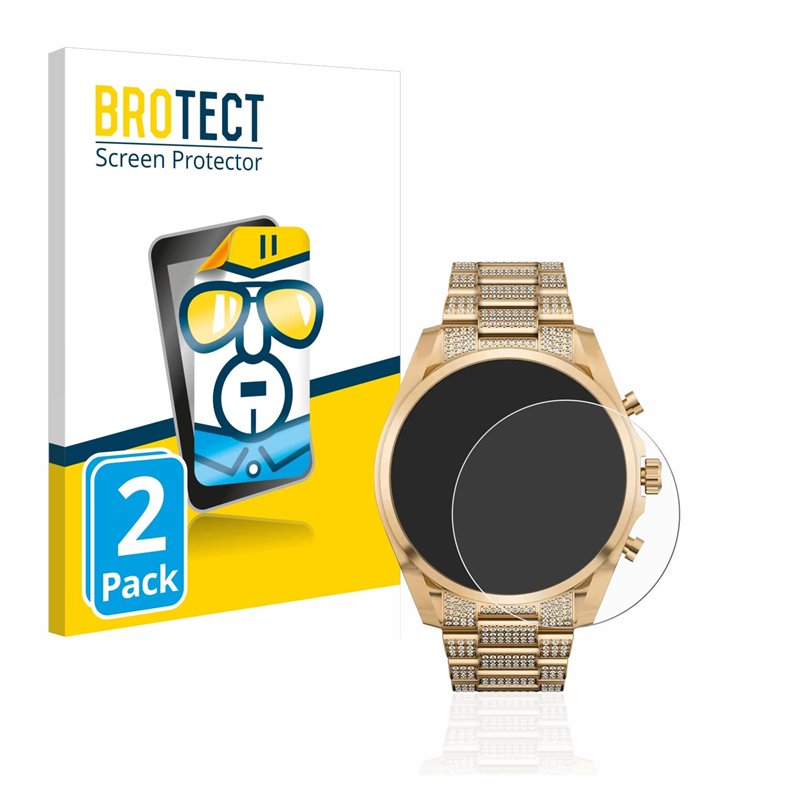 brotect Protection Ecran pour Michael Kors Access Gen 6 Bradshaw (2 Pièces) - Film Protection Ultra Clair