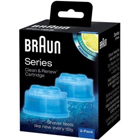 BRAUN Clean et Renew Pack de 2 Cartouches de Recharge CCR