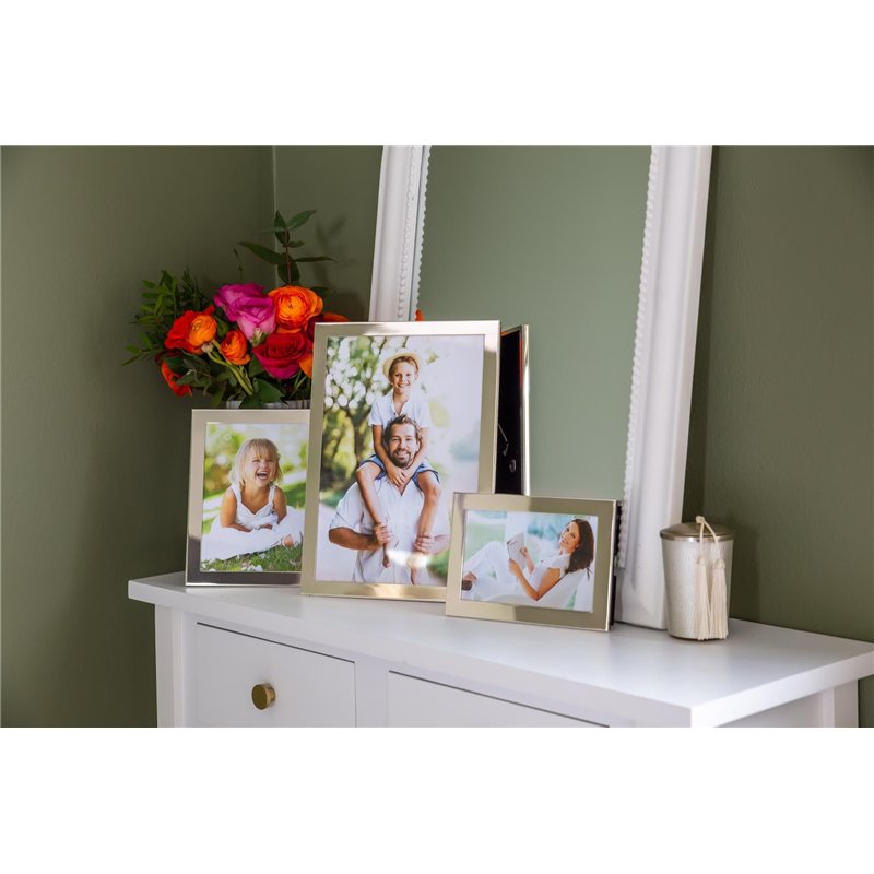 Image secondaire de EDZARD Cadre Photo Prato, pour Photo 20 x 30 cm, argenté Noble, résistant à la ternissure