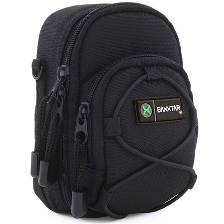 Baxxtar Blackstar V4 Housse Sac pour Appareil Photo Compact - Lumix DC TZ202 TZ200 TZ99 TZ96 TZ95 DMC TZ100 TZ90 TZ80 LX15 - Pow