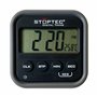 STOPTEC Minuteur numérique PT-110 - Compte à rebours - Chronomètre - Heure et alarme - Température - Sport et loisirs - Silencie