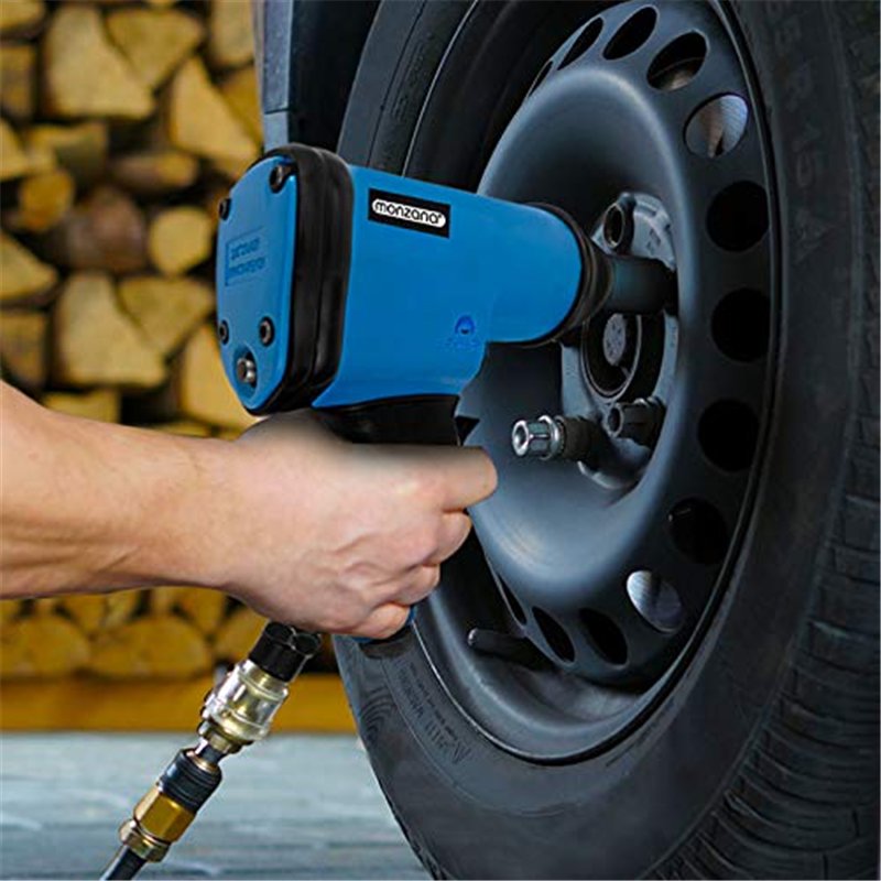 Image secondaire de Clé à chocs pneumatique - 340 Nm 1/2' Visseuse Outils Garage Atelier Bricolage