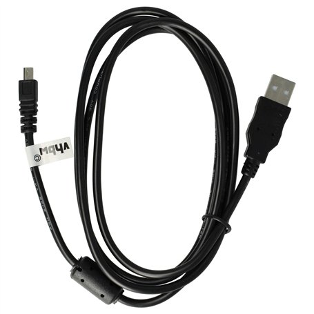 vhbw Câble de données USB (Standard USB Type A) 150cm compatible avec Casio Exilim EX-ZS5