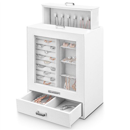 Seelux Boîte à Bijoux avec fenêtre en verre