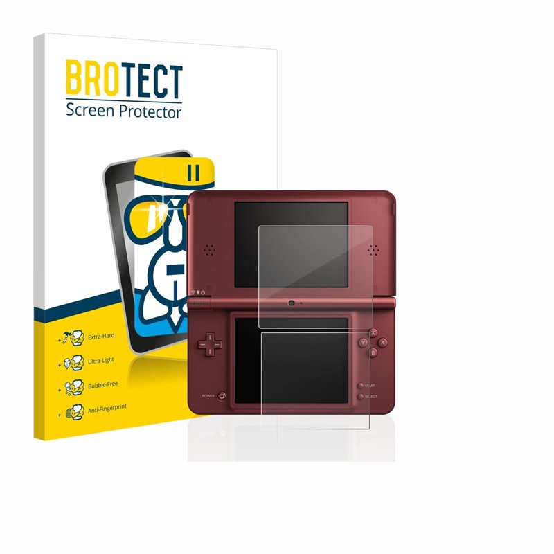 brotect Protection Écran Verre pour Nintendo DSi XL Film Protecteur Vitre 9H [Anti-Rayures, Transparent]