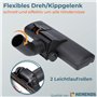Kenekos Brosse combinée avec 2 roulettes pour aspirateur 35/32 mm AEG Siemens Miele UVM Plaque de sol en aluminium