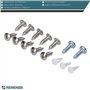 Kenekos - Kit de montage de porte UNIVERSEL adapté à LIEBHERR 9086322 Miele 1878720 1878730 Smeg 015730361 Réfrigérateur encastr
